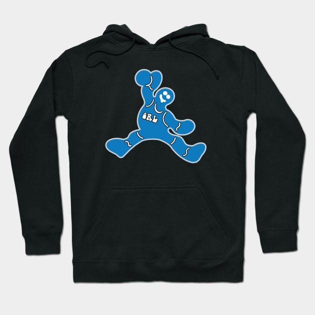 Jumping Orlando Magic Gingerbread Man Hoodie by Rad Love